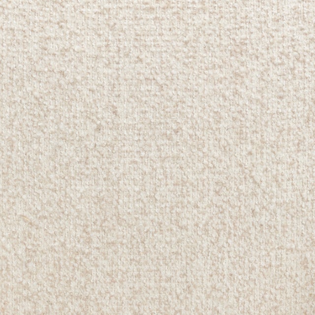 Metal Astor Cream Heavy Boucle Swivel Hotel Lounge Chair For Sale - Image 7 of 7