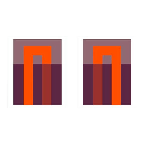 Orange Hooks Fine Art Prints 40"x50" by Liz Roache For Sale