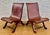 Brown Pair of Valenti Leather Lounge Chairs, Spain, Mid-20th Century For Sale - Image 8 of 15