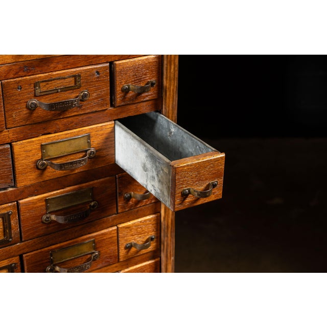 Massive Early 20th Century 266-Drawer Duluth Parts Cabinet For Sale - Image 15 of 16