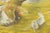 Swedish Painting of a Hawk W/Rabbit, 1950's For Sale - Image 10 of 12