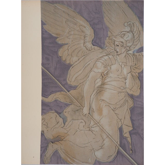 Niccolo Dell'abbate, Ange de la Victoire, Lithograph For Sale