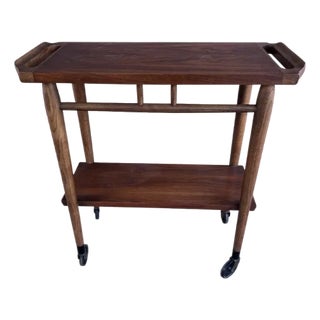 Mid 20th Century 2 Tier Bar Cart by Lane For Sale