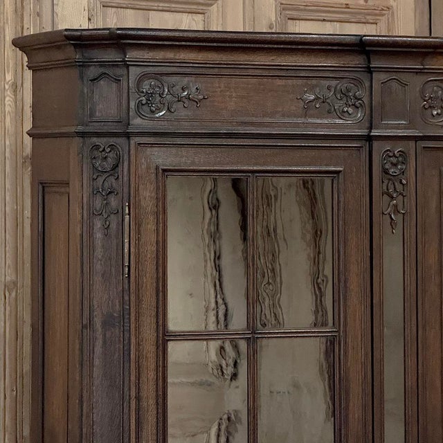 19th Century Liegeoise Louis XIV Bookcase ~ Bibliotheque For Sale - Image 4 of 14