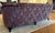 Custom Deco-Style 33.5”H x 84”L x 36”D Mark Weaver & Associates very firm sofa w/2 matching pillows. Fabric in very good...