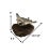 Vintage stone stingray on lava rock, signed and numbered. True treasure for nautical decor. Condition: in good vintage...
