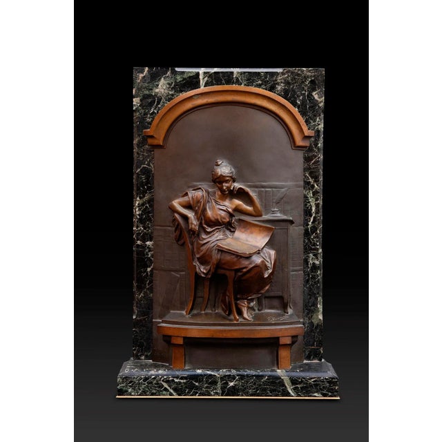 Louis-Ernest Barrias, The Reader, 1890s-1910s, Bronze For Sale - Image 14 of 14