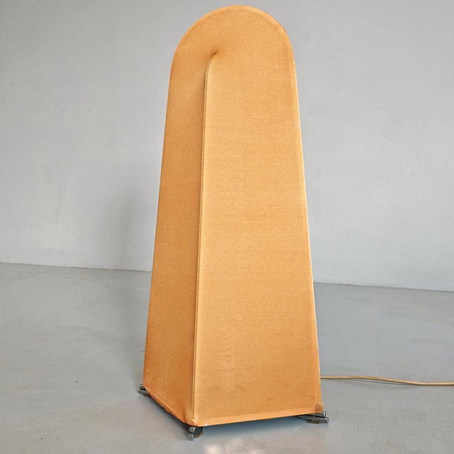 Red Kazuki Fabric Floor Lamp by K. Takahama for Sirrah, 1970s For Sale - Image 8 of 18