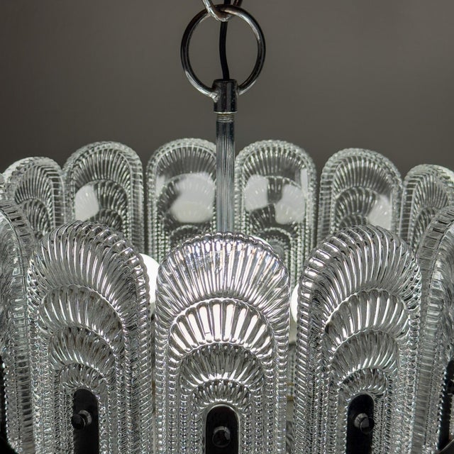 Large Vintage Crystal Chandelier from Kaiser Leuchten, Germany, 1960s For Sale - Image 17 of 18