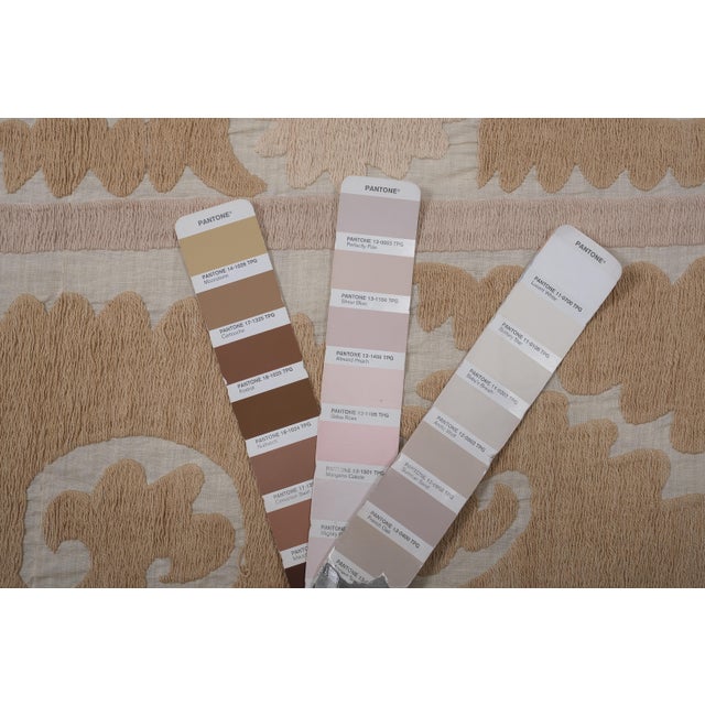 Suzani Pink Table Cover - For Sale - Image 11 of 11