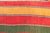 1980s Kaya Striped Gujarati Mashru Lumbar Pillow For Sale - Image 5 of 7