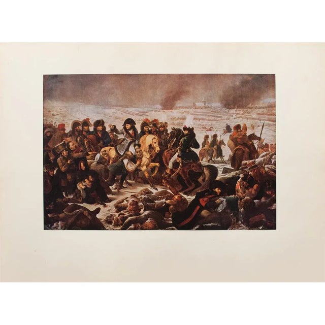 "Napoleon on the Battlefield at Eylau" After Baron Antoine-Jean Gros, First Edition Swiss Photogravure For Sale In Dallas - Image 6 of 7