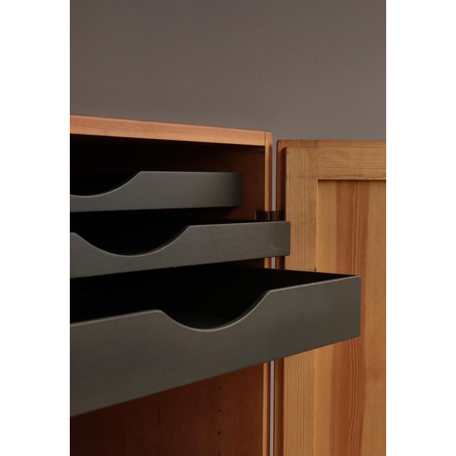 Wood Pinewood Asserbo Cabinets by Børge Mogensen for Karl Andersson & Sons, Sweden, 1960s For Sale - Image 7 of 18