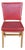 Mid 20th Century Louis Rastetter & Sons 'The Solid Kumfort' Red Leather Folding Chair For Sale