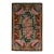 Midcentury Green Floral Flat-Weave Vintage Bessarabian Kilim Rug by Rug & Kilim For Sale
