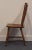 Wood Tell City Solid Hard Rock Maple Colonial Early American Dining Side Chair For Sale - Image 7 of 9