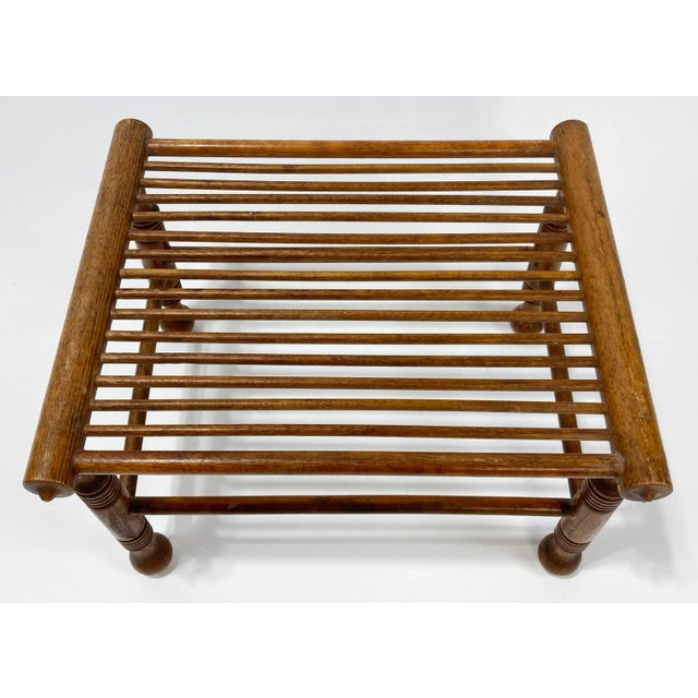 Mid-Century Modern Vintage Turned Wood Riser or Plant Stand For Sale - Image 3 of 8