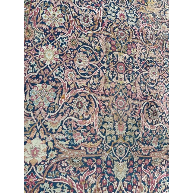 Lavar Kirman Rug, 1890s For Sale - Image 9 of 18