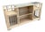 Vintage Coastal Faux Bamboo and Glass Credenza/Etagere For Sale