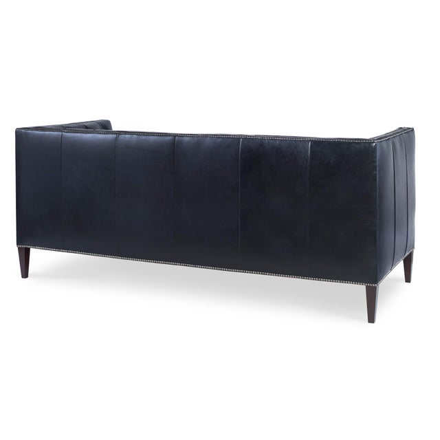 Century Furniture Huddersfield Sofa, Noir Leather Chairish