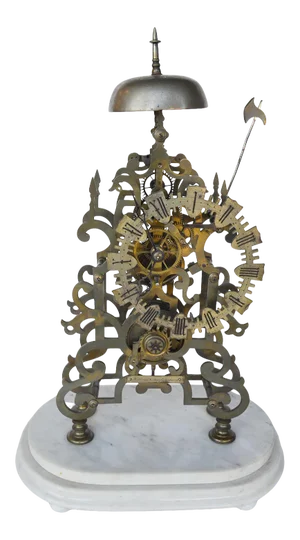 Antique Skeleton Clock, France, Circa 1900