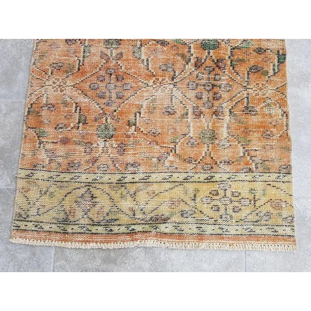 This is a vintage Turkish handwoven Anatolian OUSHAK rug. We collect Vintage rugs from Anatolia, which is the eastern part