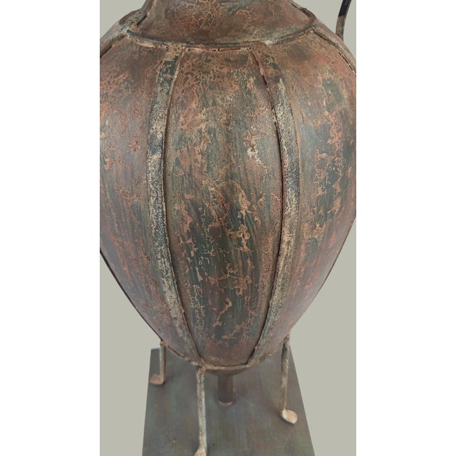 1970s Monumental Tyndale for Frederick Cooper Gadrooned Urn Lamp, Chicago, C. 1970s–80s For Sale - Image 5 of 18