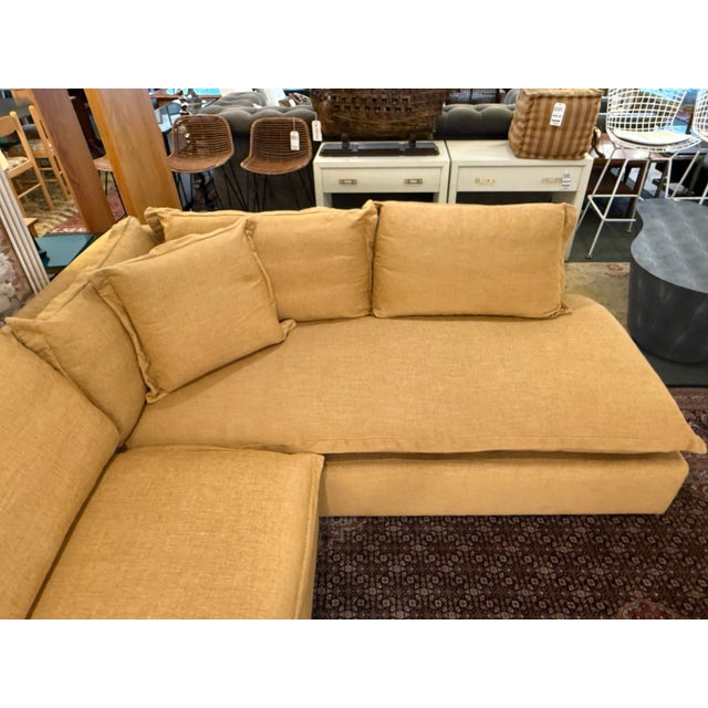 Textile Interior Define Skylar Bumper Sectional, Right For Sale - Image 7 of 12