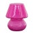 Vintage Italian Fuchsia Mushroom Table Lamp in Murano Glass For Sale - Image 12 of 12
