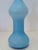 Mid-Century Modern Sky Blue Empoli Cased Glass Vase, Mid-Century Italy For Sale - Image 3 of 8