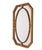 1920s Art Deco Octagonal Hand Carved Wooden Mirror, 1920 For Sale - Image 5 of 7