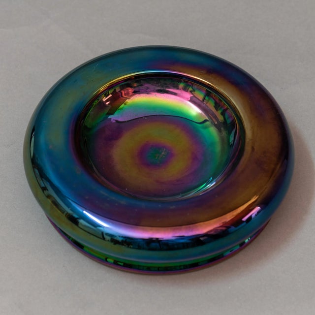 1970s Glass Vase by Tommaso Barbi, Rome For Sale - Image 5 of 7