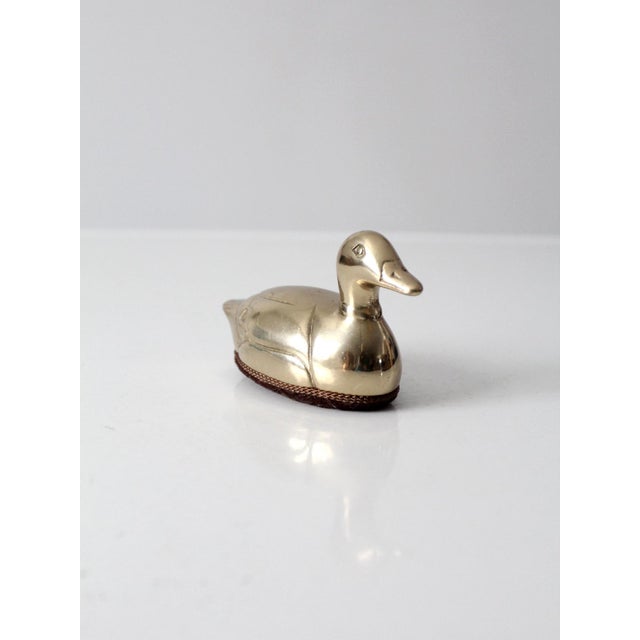 Mid 20th Century Mid-Century Brass Duck Lint Brush For Sale - Image 5 of 8