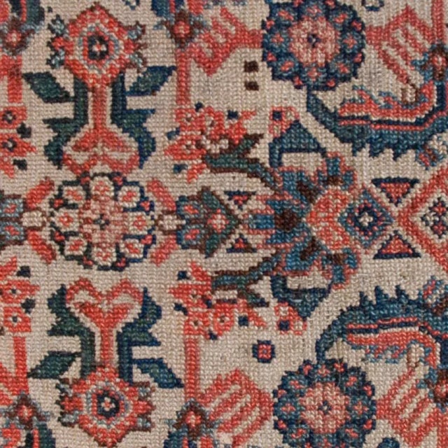 Traditional 19th Century Semmeh Herati Carpet For Sale - Image 3 of 4