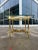 Mid-Century Modern Neotransitional Gothic Bronze & Glass End Table For Sale - Image 10 of 13