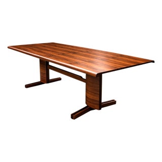 Dining Table in Caviúna Wood by Novo Rumo, Brazilian Modern, 1960s For Sale