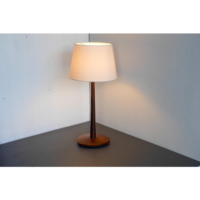 Modern Teak Table Lamp from Eskilstuna Armatur For Sale - Image 9 of 16