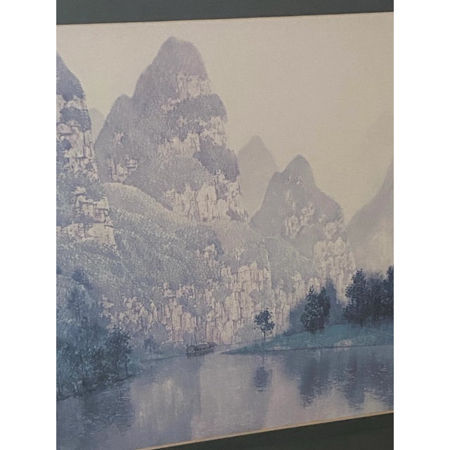 Original Signed Song Di Asian Modern Shanshui Painting For Sale - Image 4 of 12