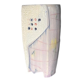 Postmodern Studio Pottery Vase in the Style of Jun Kaneko For Sale