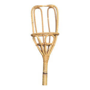 Vintage Rattan Rug Beaters, Boho Wall Decor — Set of 2