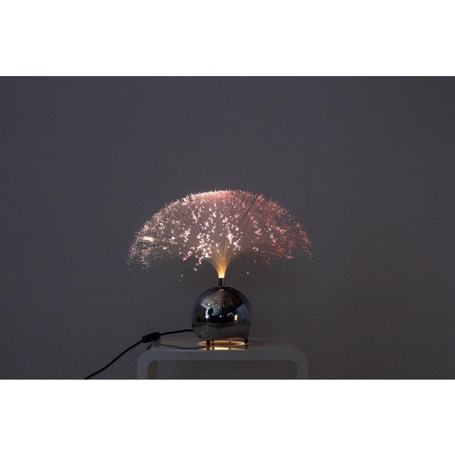 Vintage German Fiber Optic Table Lamp, 1970s For Sale - Image 11 of 18