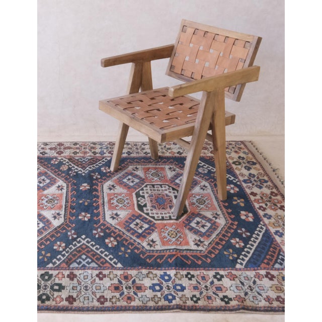 1960's Persian Wool Rug - 6.9 X 4.9 Ft For Sale - Image 4 of 9