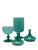 Mid-Century Modern Emerald-Green Glass Sweet Jars, Italy, 1960s, Set of 2 For Sale - Image 3 of 8