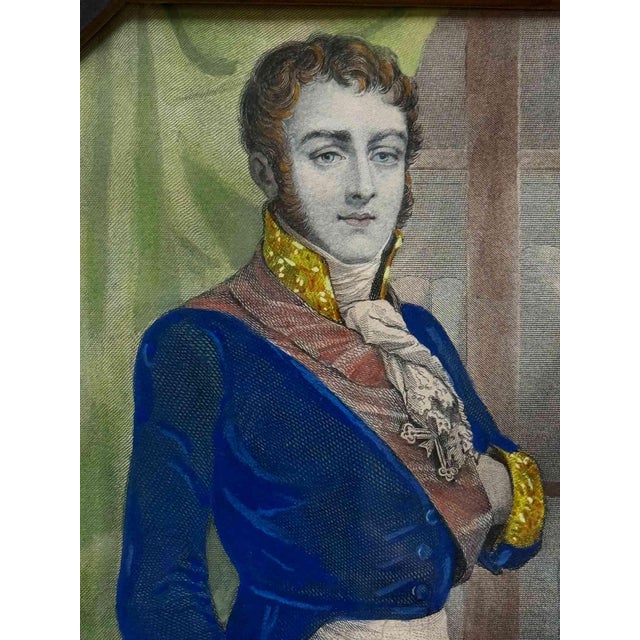 Antique Portrait Etchings - A Pair For Sale - Image 11 of 12