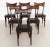 Very nice and original set of 6 dining chairs of the Italian Mid-Century. Reminds to the style of Ico Parisi. The chairs...