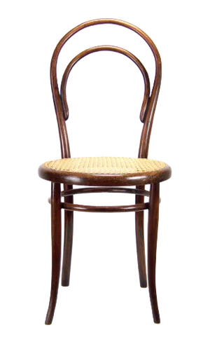 Antique Austrian Model 14 Rosewood Dining Chair from Thonet
