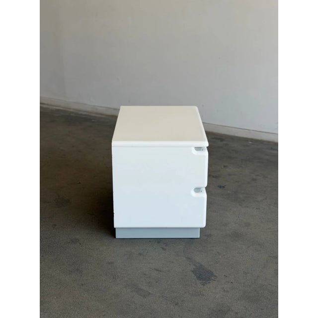 1970s Post Modern Rougier Nightstand, Attributed For Sale - Image 15 of 16