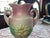 Mid Century Usa Pottery Vase With Raised Yellow Florals Mold 76-10 For Sale - Image 4 of 5