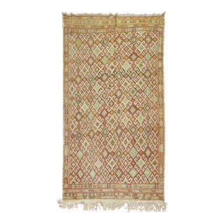 Vintage Turkish Jajim - 5'3" x 9'4" For Sale