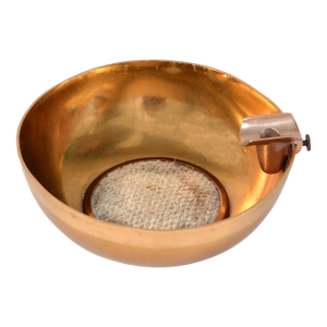 1950s Dunhill Gold Plate Brass Cigar Ashtray British Colonial England Collectibles